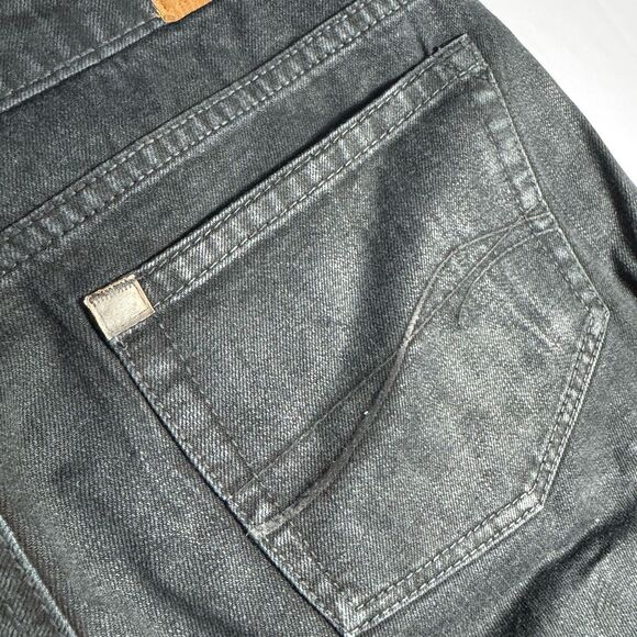 Wrangler Aura Jeans Womens Size 10R‎ Black Denim 32x30 Bootcut - Picture 5 of 9